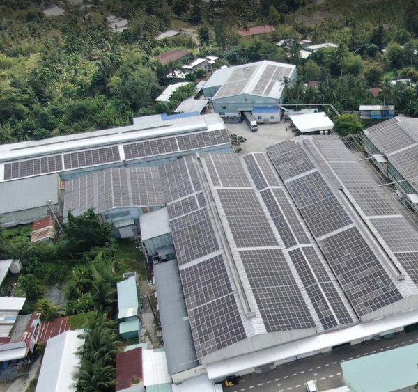 HỆ THỐNG ĐIỆN MẶT TRỜI ÁP MÁI NHÀ XƯỞNG CÔNG SUẤT 1049,2kWp