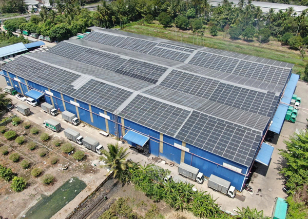 HỆ THỐNG ĐIỆN MẶT TRỜI ÁP MÁI NHÀ XƯỞNG PHÂN BÓN CÔNG SUẤT 996kWp